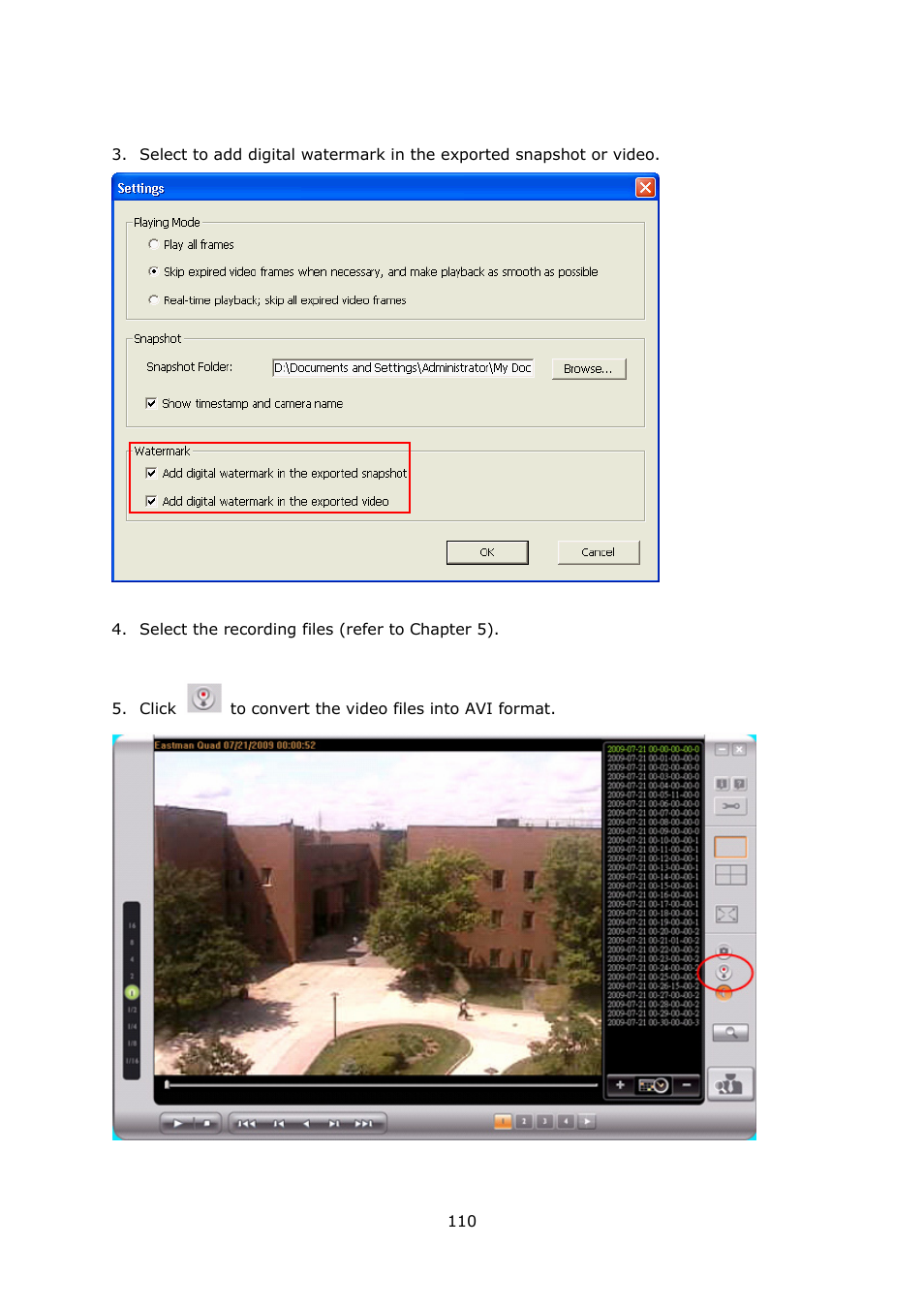 QNAP Security VioStor NVR (Version: 3.3.2) User Manual | Page 110 / 235