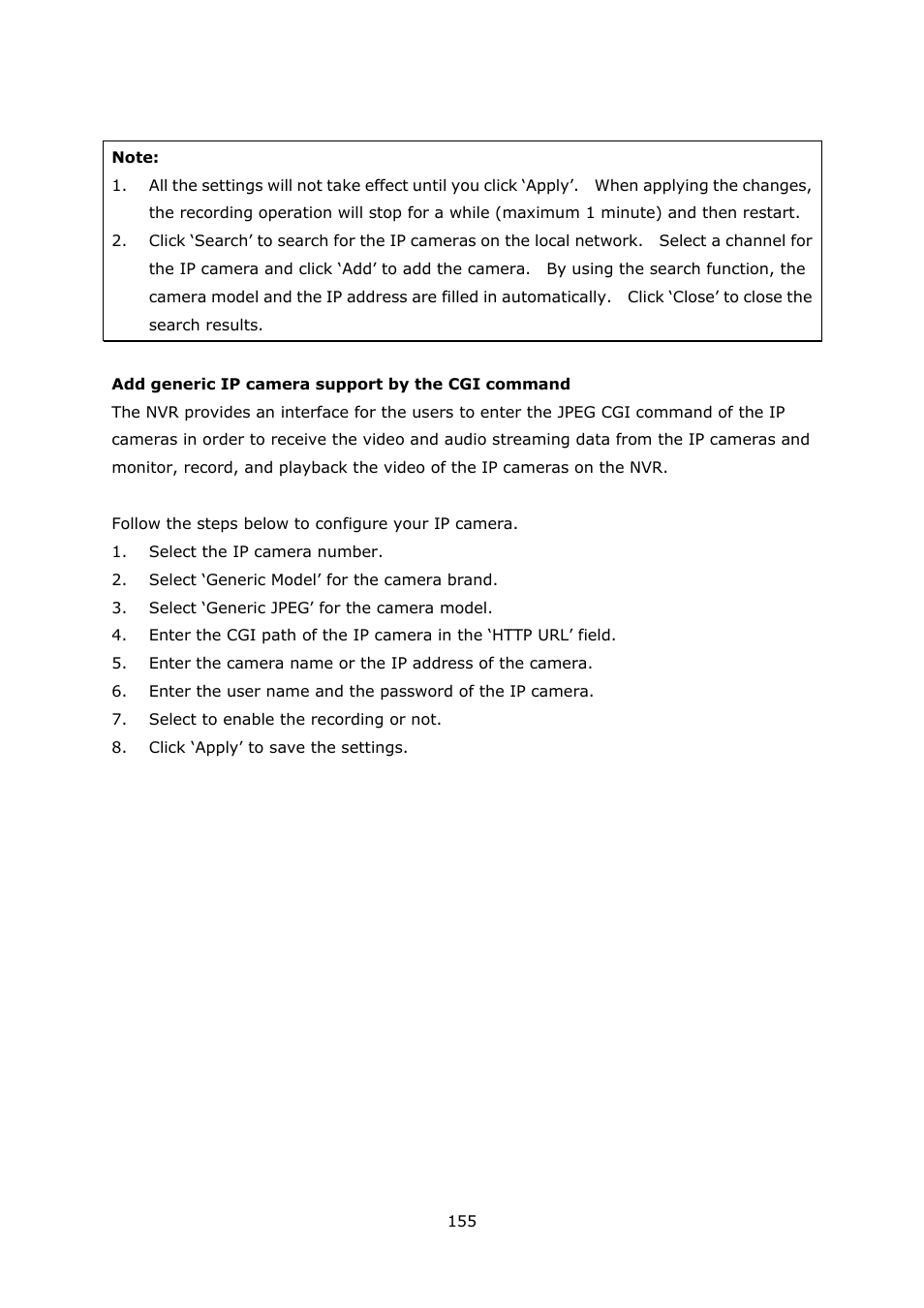 QNAP Security VioStor NVR (Version: 3.3.2) User Manual | Page 155 / 235