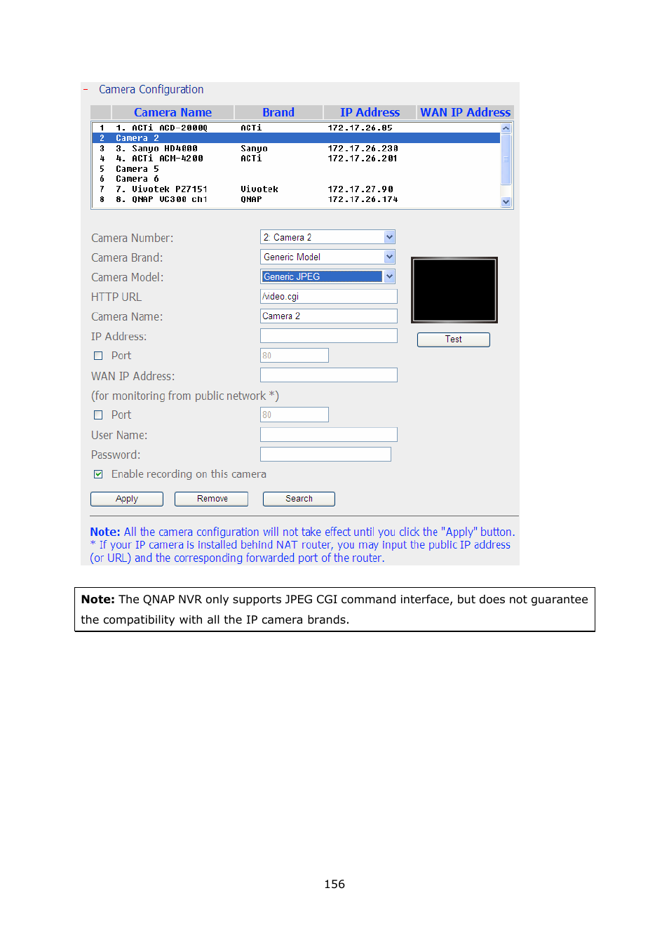 QNAP Security VioStor NVR (Version: 3.3.2) User Manual | Page 156 / 235