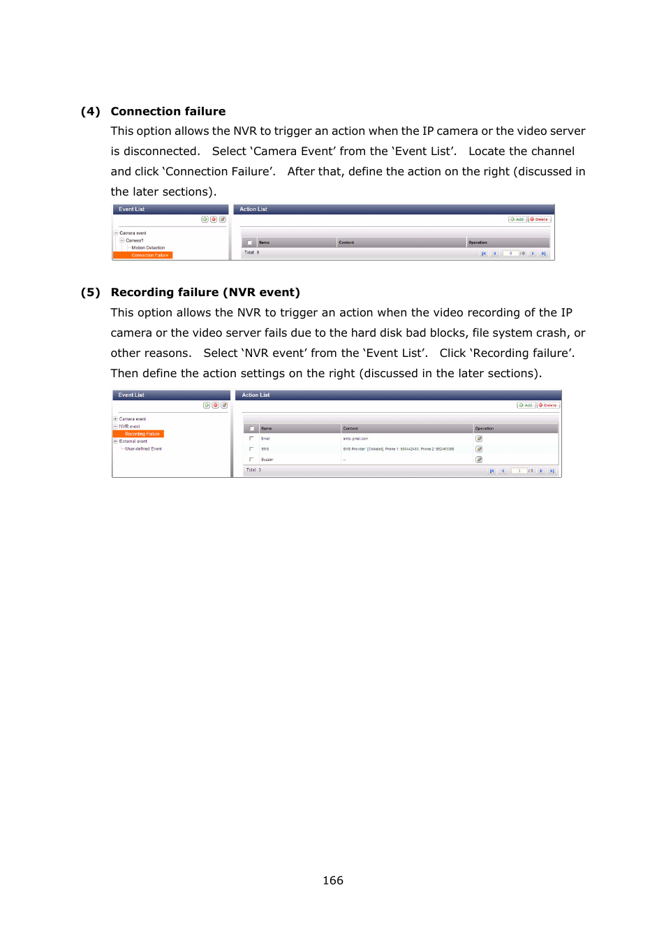 QNAP Security VioStor NVR (Version: 3.3.2) User Manual | Page 166 / 235