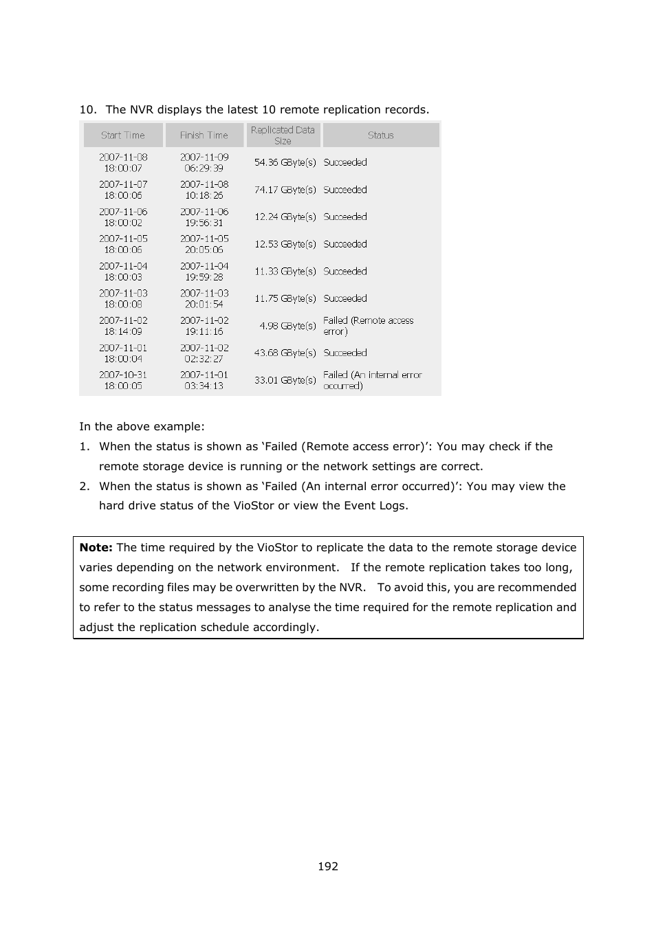 QNAP Security VioStor NVR (Version: 3.3.2) User Manual | Page 192 / 235
