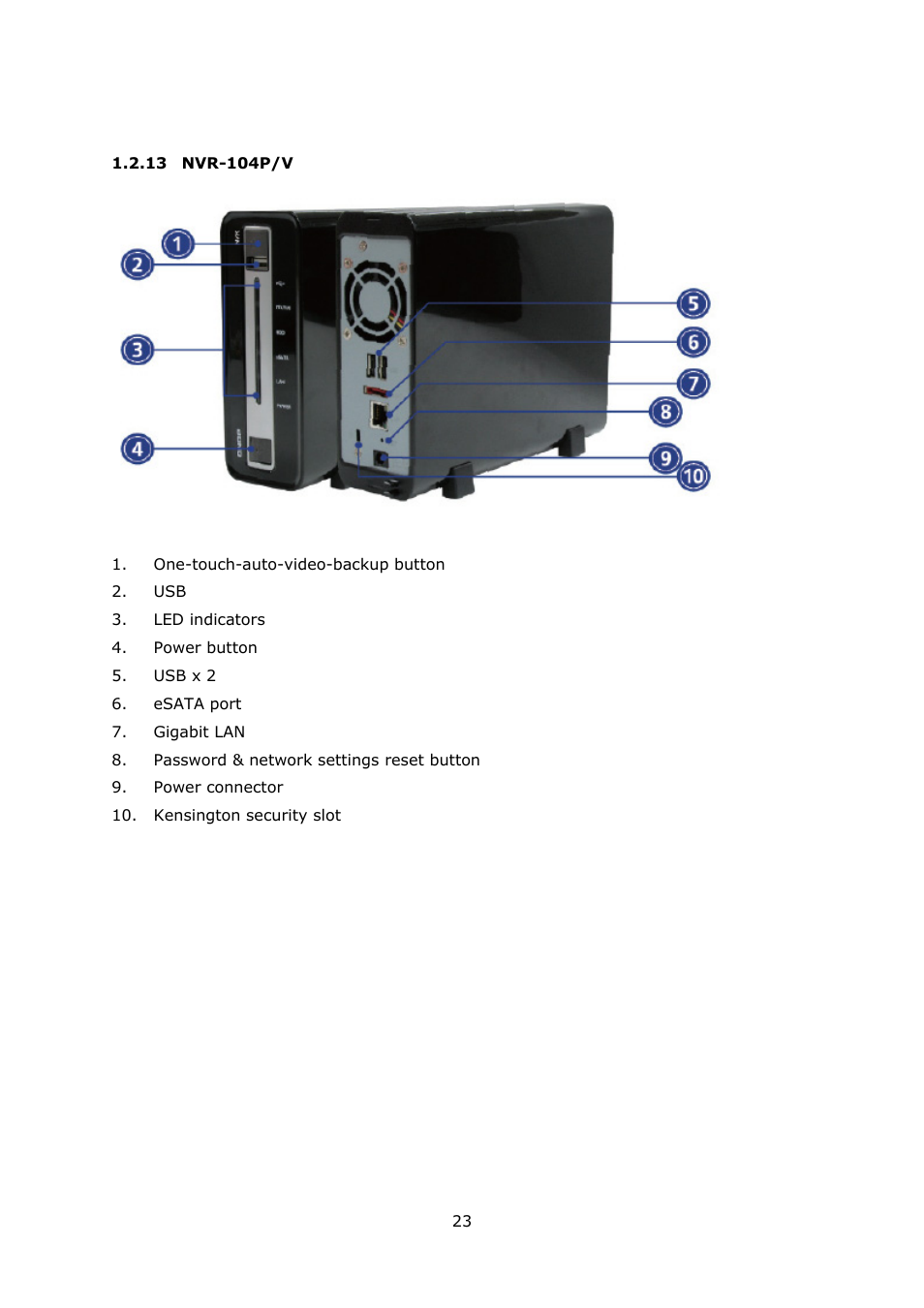 13 nvr-104p/v, Nvr-104p/v | QNAP Security VioStor NVR (Version: 3.3.2) User Manual | Page 23 / 235