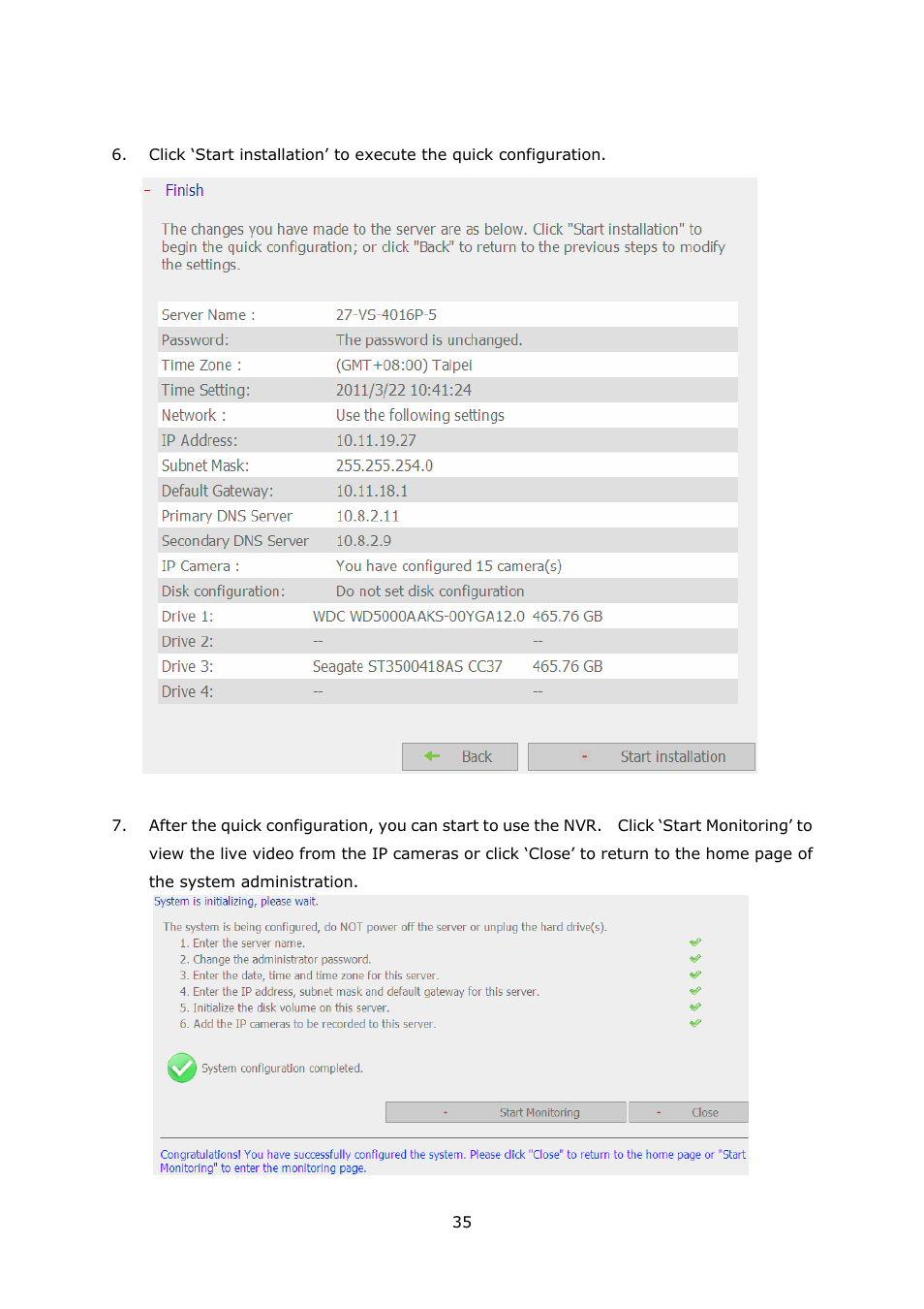 QNAP Security VioStor NVR (Version: 3.3.2) User Manual | Page 35 / 235