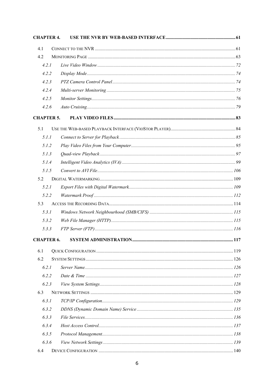 QNAP Security VioStor NVR (Version: 3.3.2) User Manual | Page 6 / 235