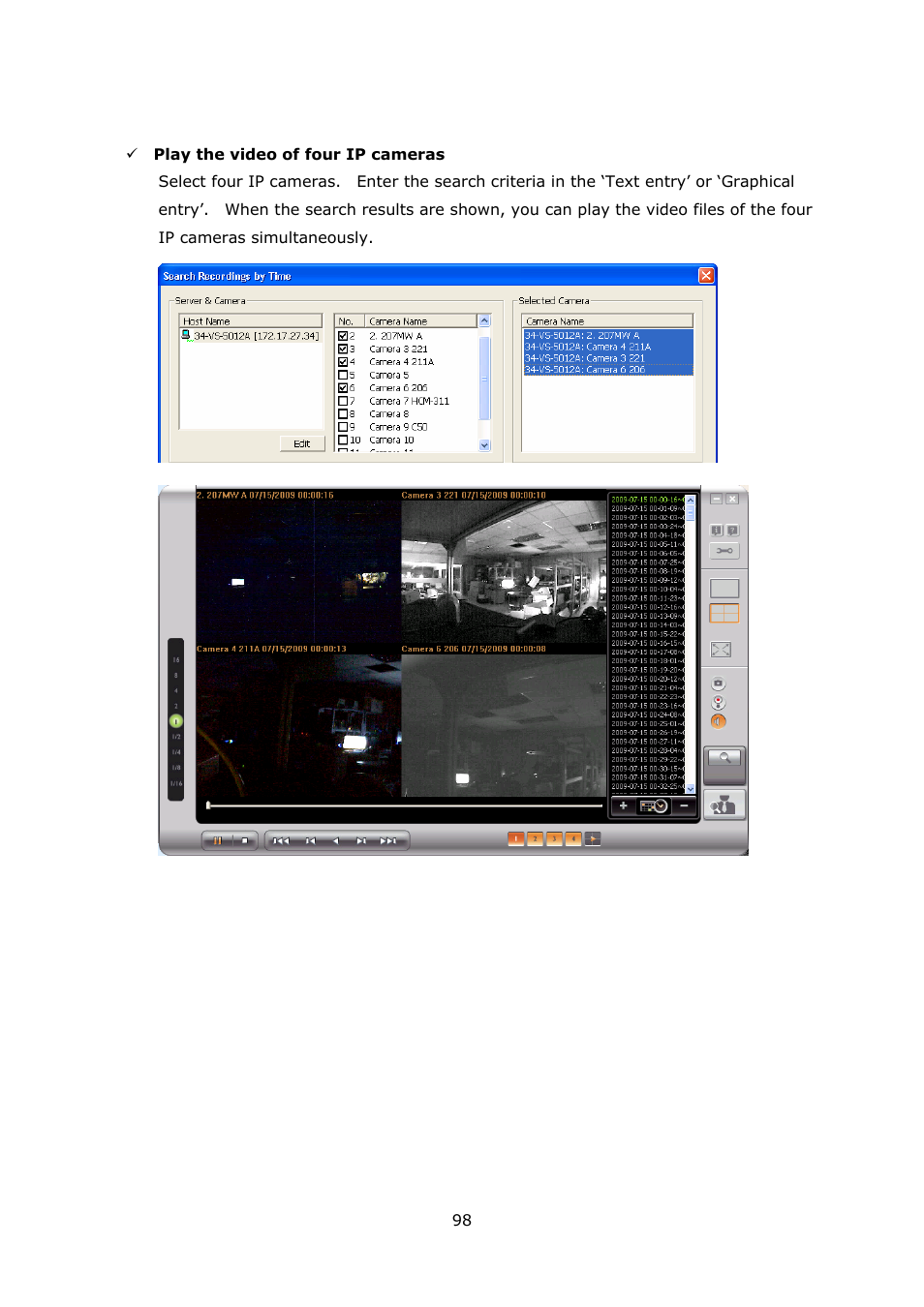 QNAP Security VioStor NVR (Version: 3.3.2) User Manual | Page 98 / 235