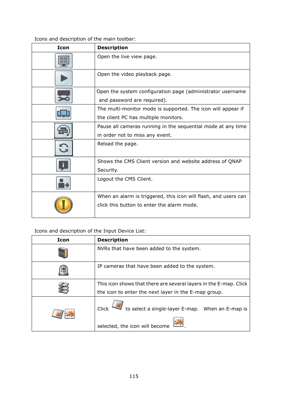 QNAP Security VioStor CMS (Version: 1.0.1) User Manual | Page 115 / 204