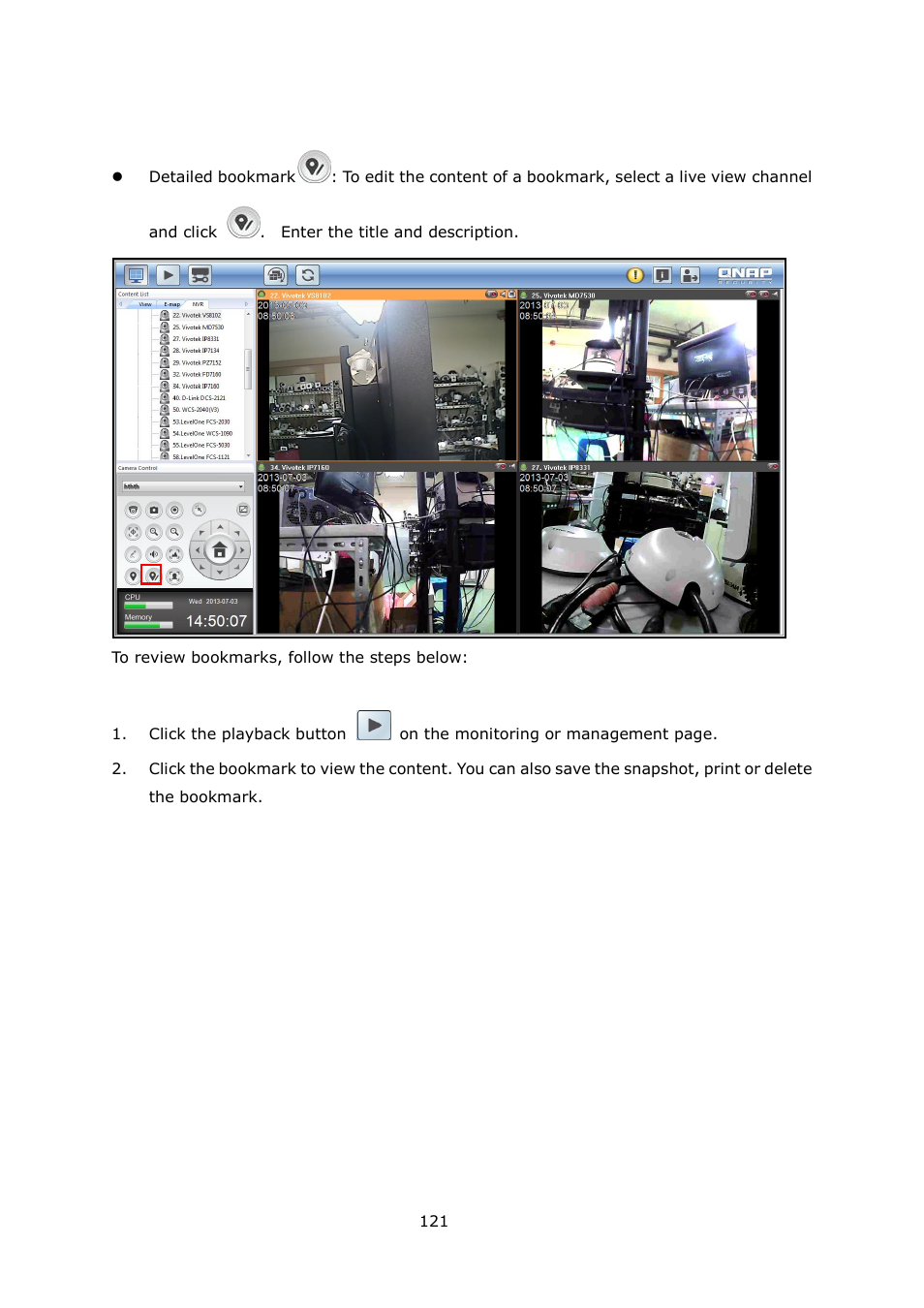 QNAP Security VioStor CMS (Version: 1.0.1) User Manual | Page 121 / 204