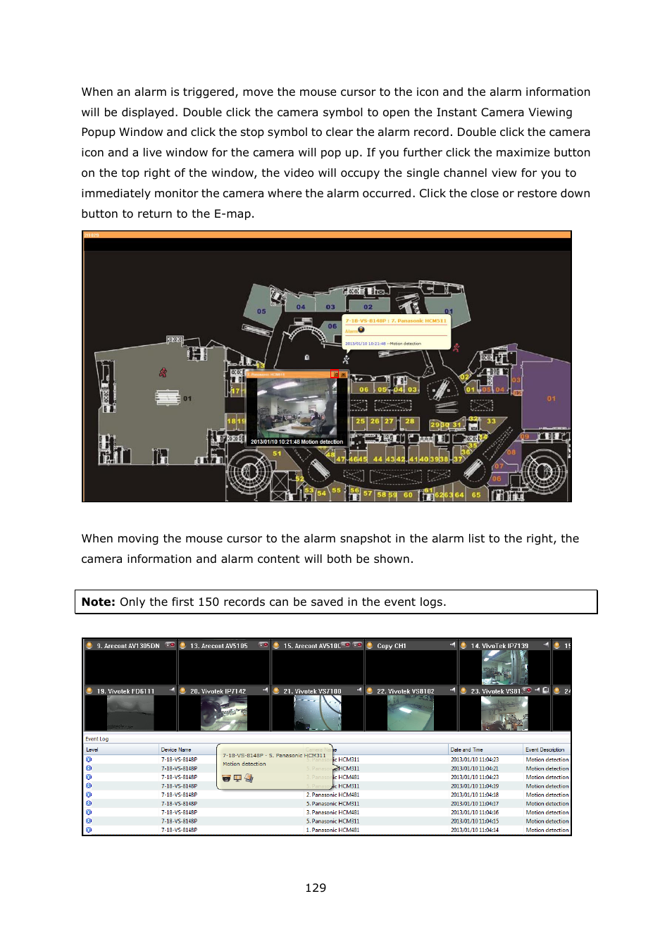 QNAP Security VioStor CMS (Version: 1.0.1) User Manual | Page 129 / 204