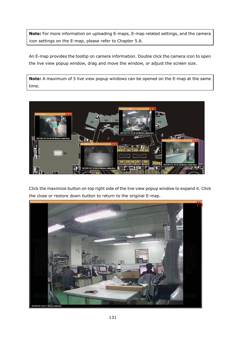QNAP Security VioStor CMS (Version: 1.0.1) User Manual | Page 131 / 204