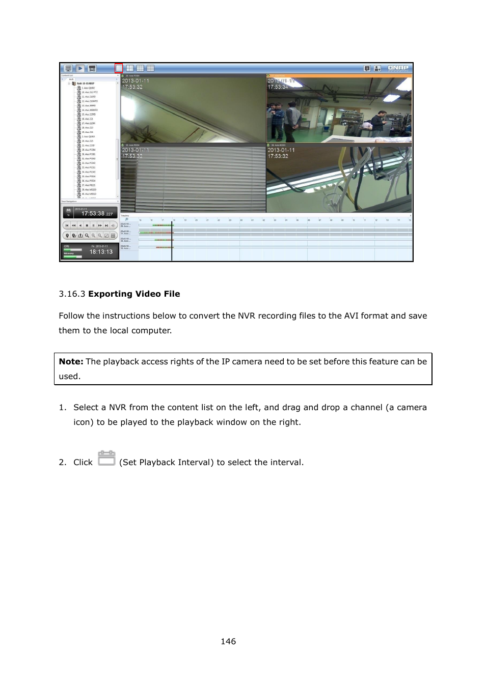 Xporting, Ideo | QNAP Security VioStor CMS (Version: 1.0.1) User Manual | Page 146 / 204