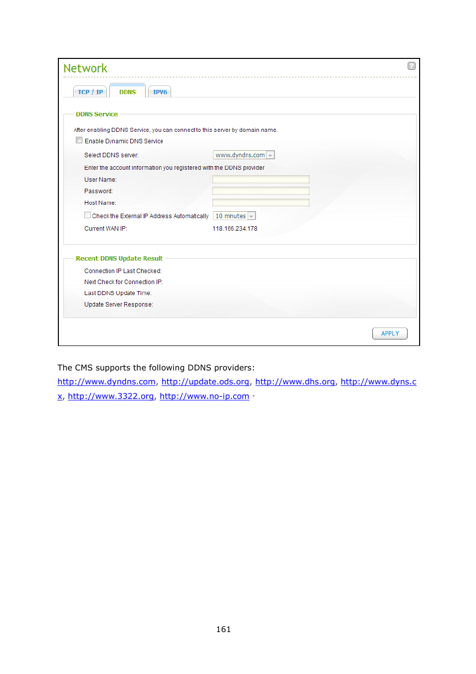 QNAP Security VioStor CMS (Version: 1.0.1) User Manual | Page 161 / 204
