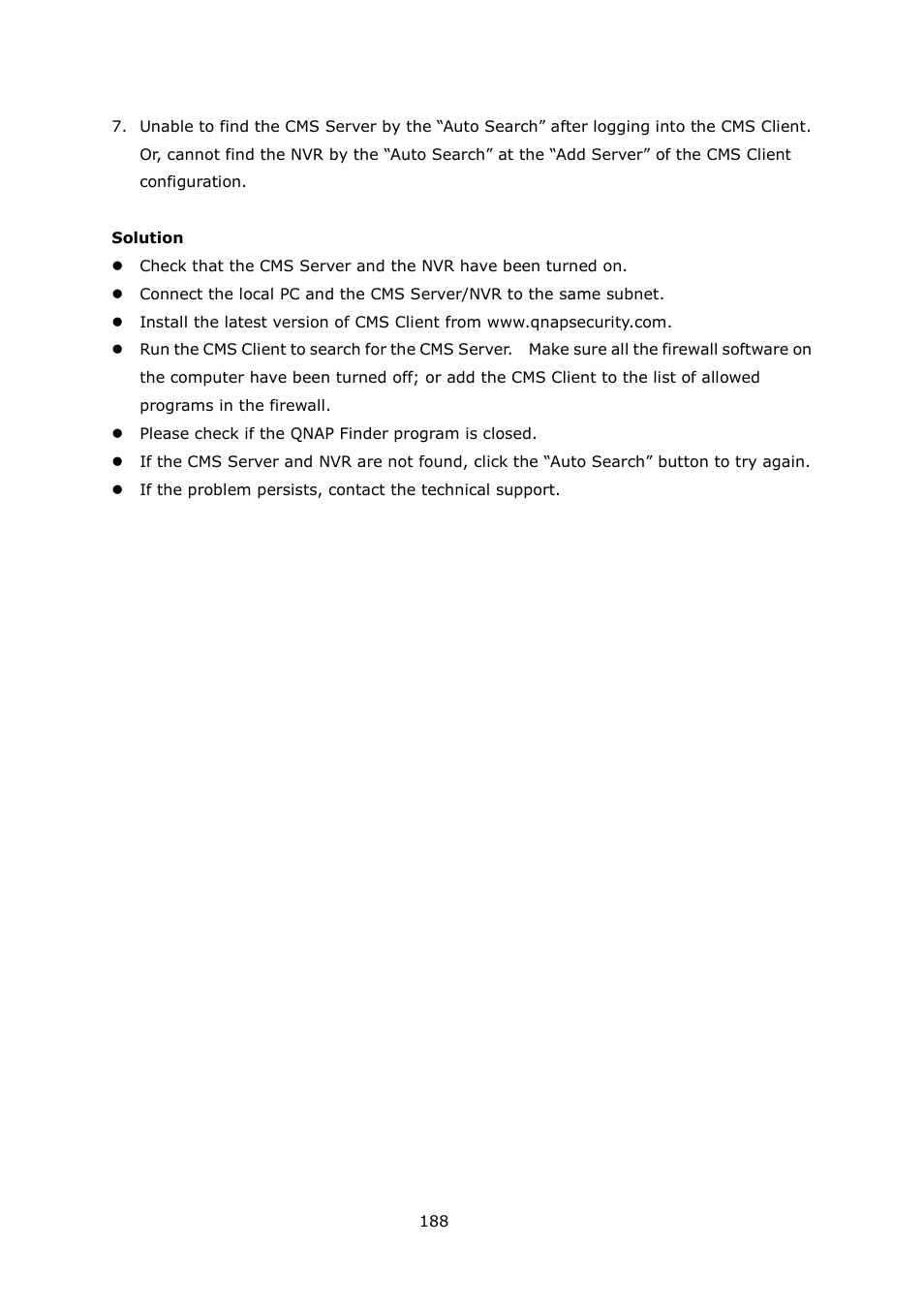 QNAP Security VioStor CMS (Version: 1.0.1) User Manual | Page 188 / 204