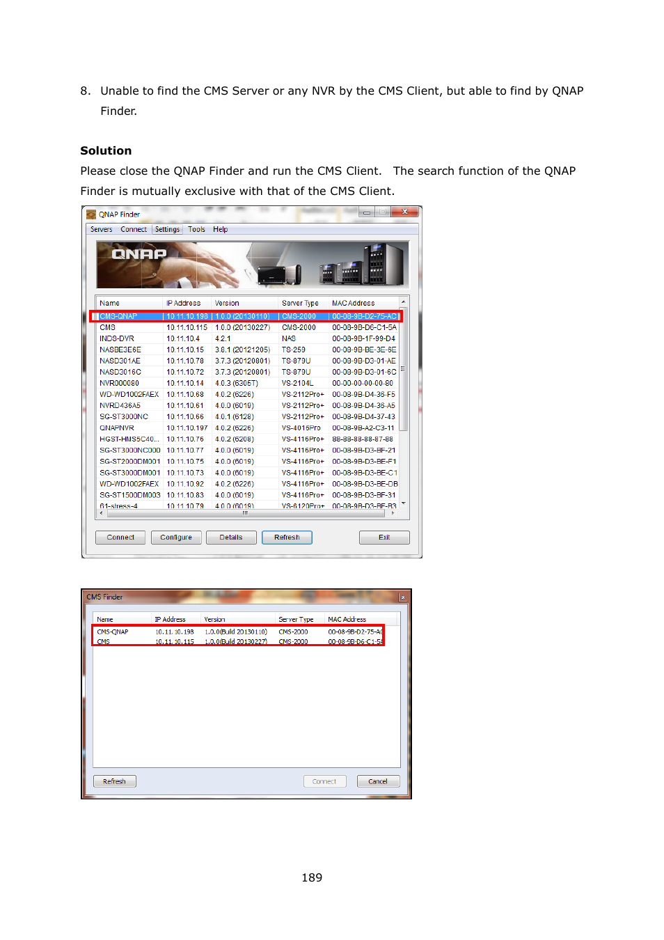 QNAP Security VioStor CMS (Version: 1.0.1) User Manual | Page 189 / 204