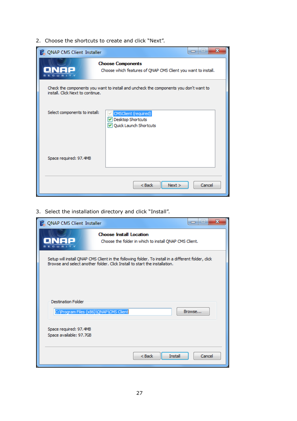 QNAP Security VioStor CMS (Version: 1.0.1) User Manual | Page 27 / 204