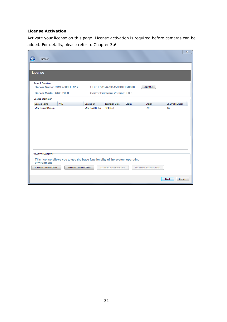 QNAP Security VioStor CMS (Version: 1.0.1) User Manual | Page 31 / 204