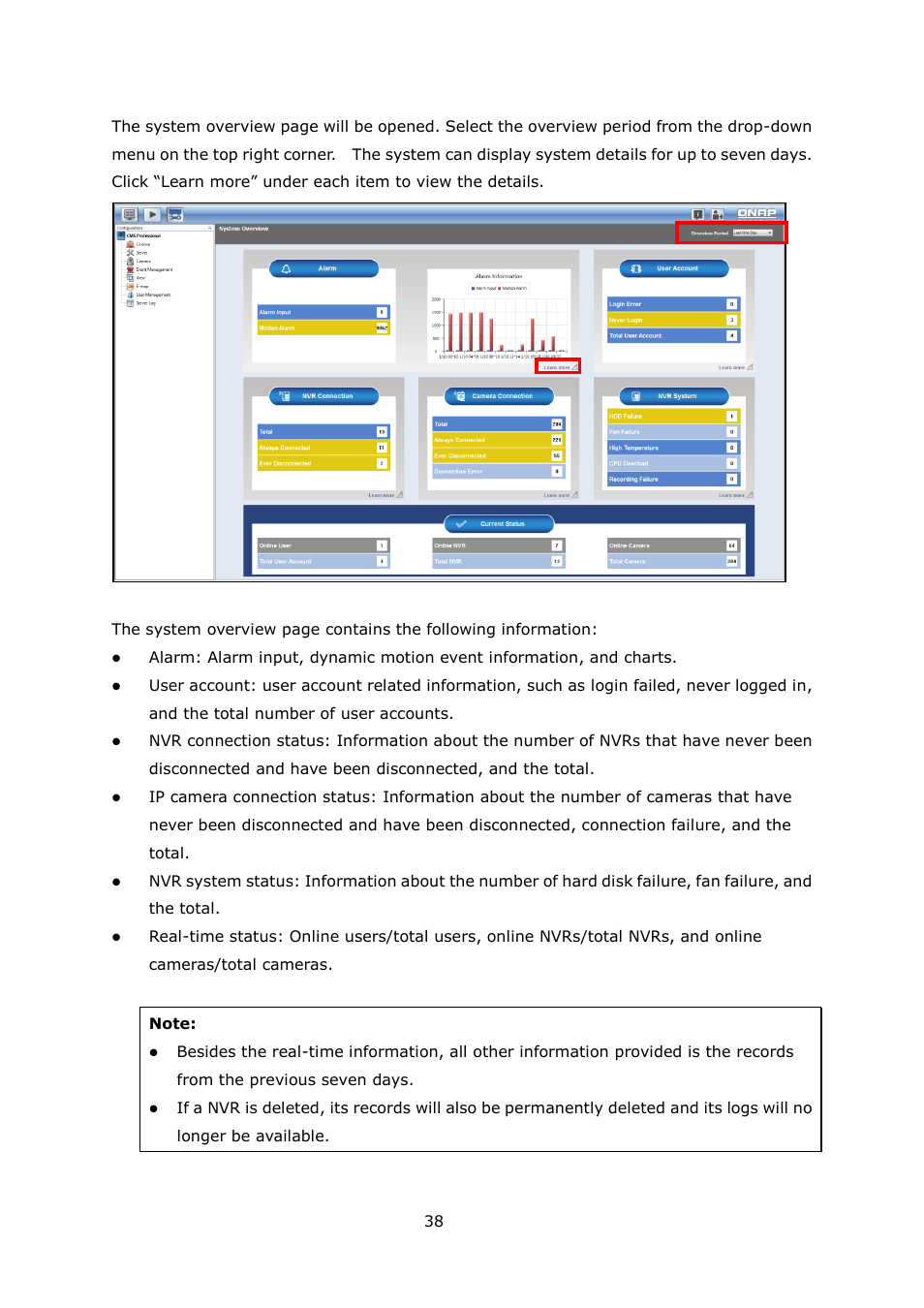 QNAP Security VioStor CMS (Version: 1.0.1) User Manual | Page 38 / 204