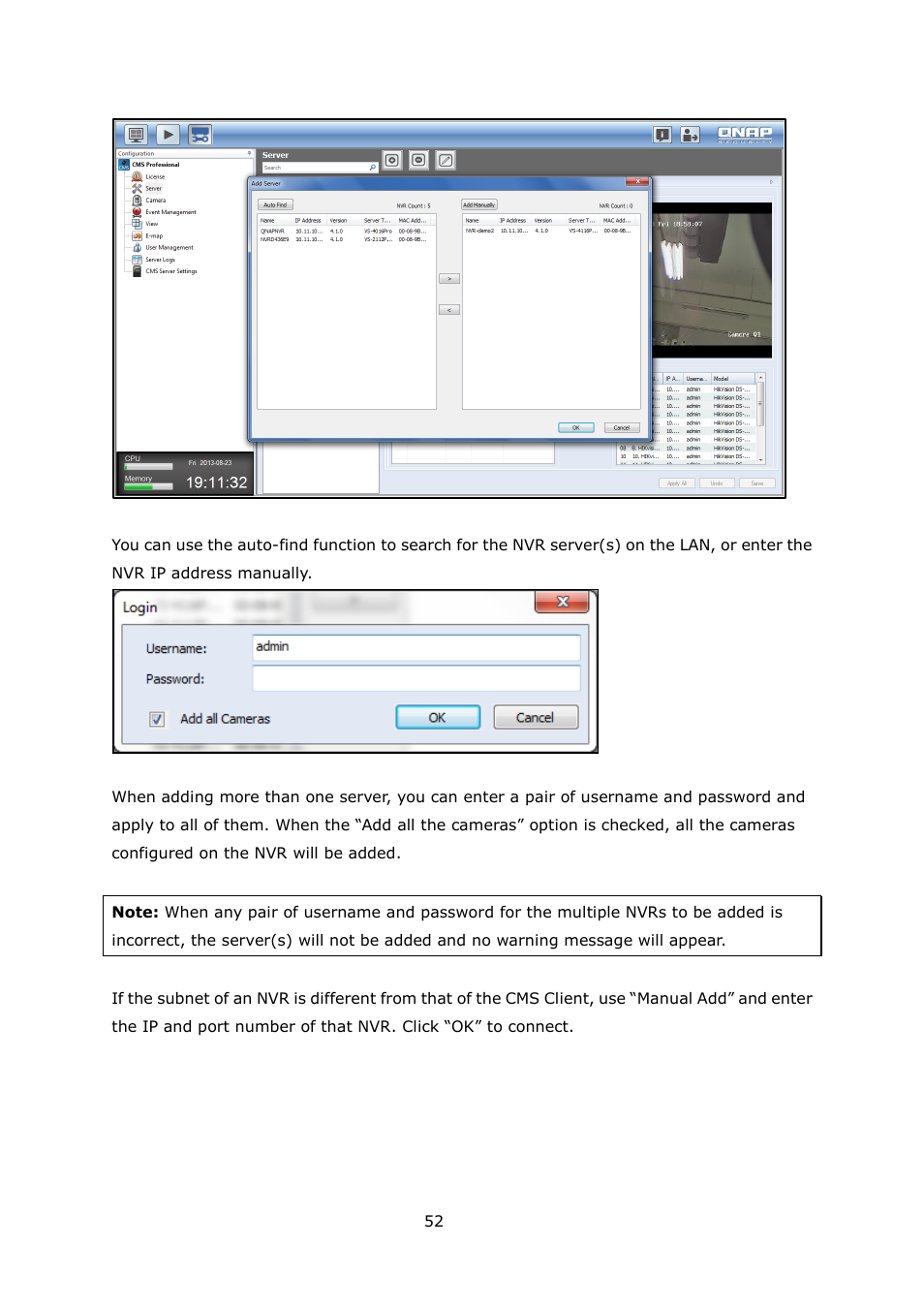 QNAP Security VioStor CMS (Version: 1.0.1) User Manual | Page 52 / 204