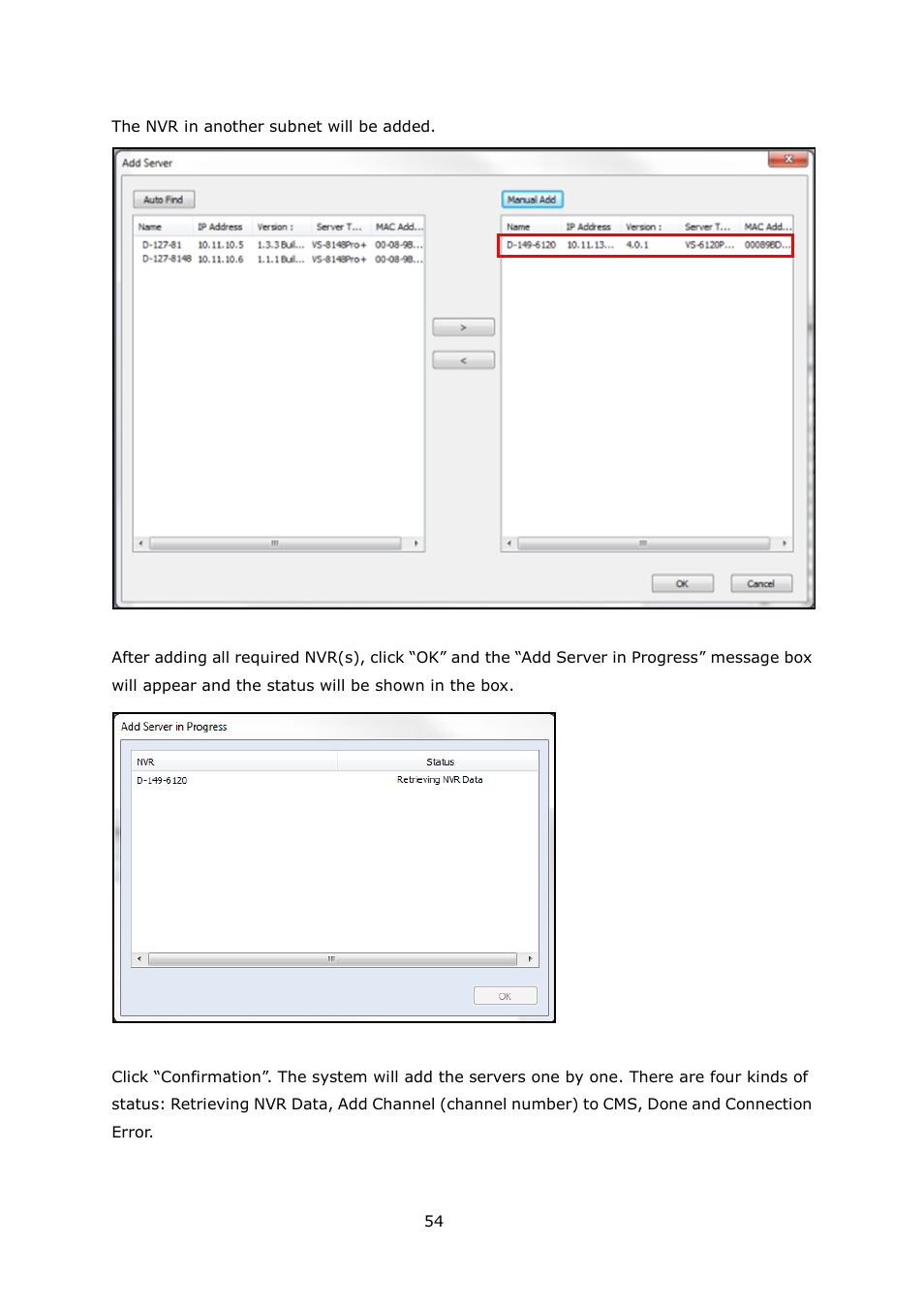 QNAP Security VioStor CMS (Version: 1.0.1) User Manual | Page 54 / 204