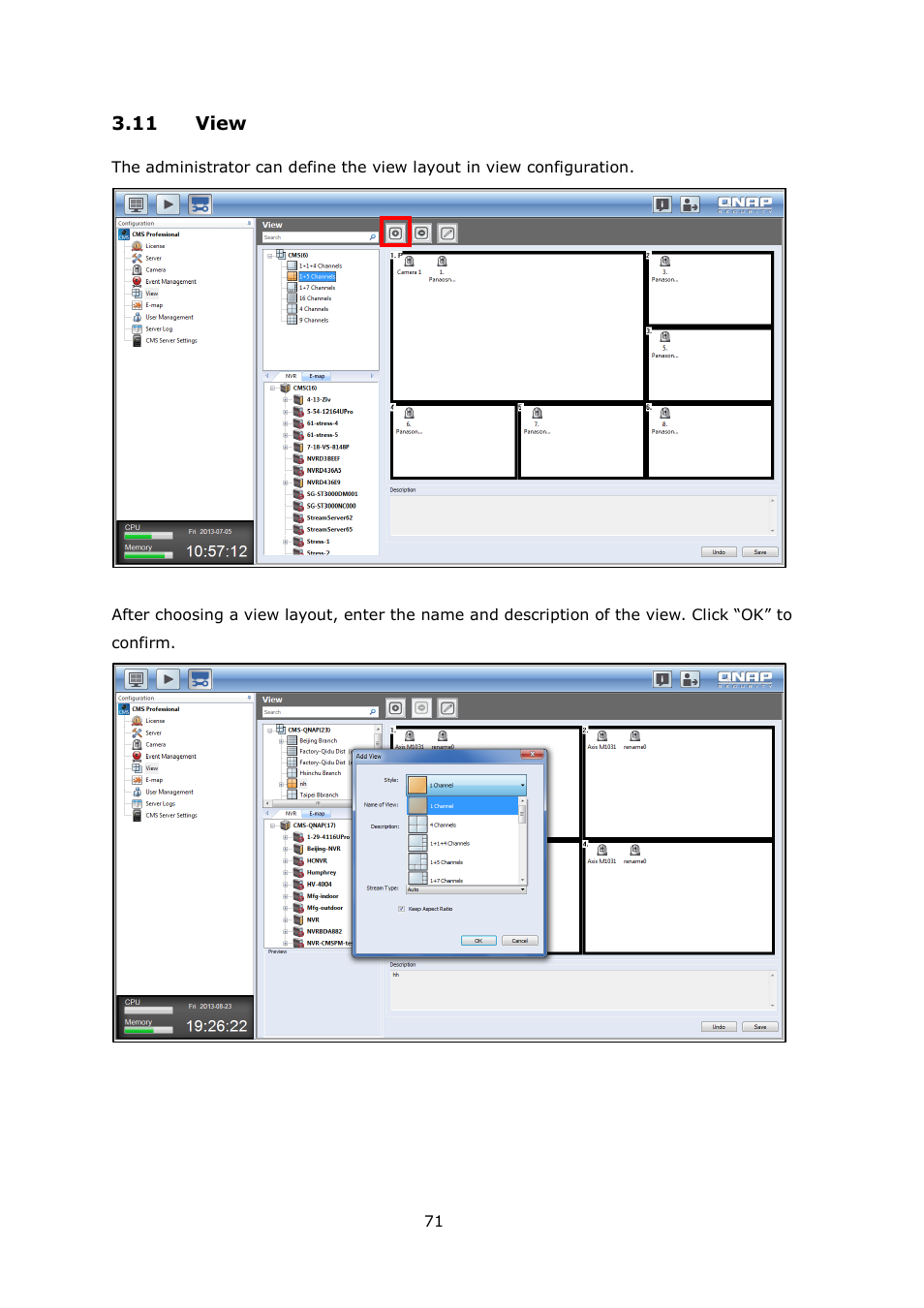 QNAP Security VioStor CMS (Version: 1.0.1) User Manual | Page 71 / 204