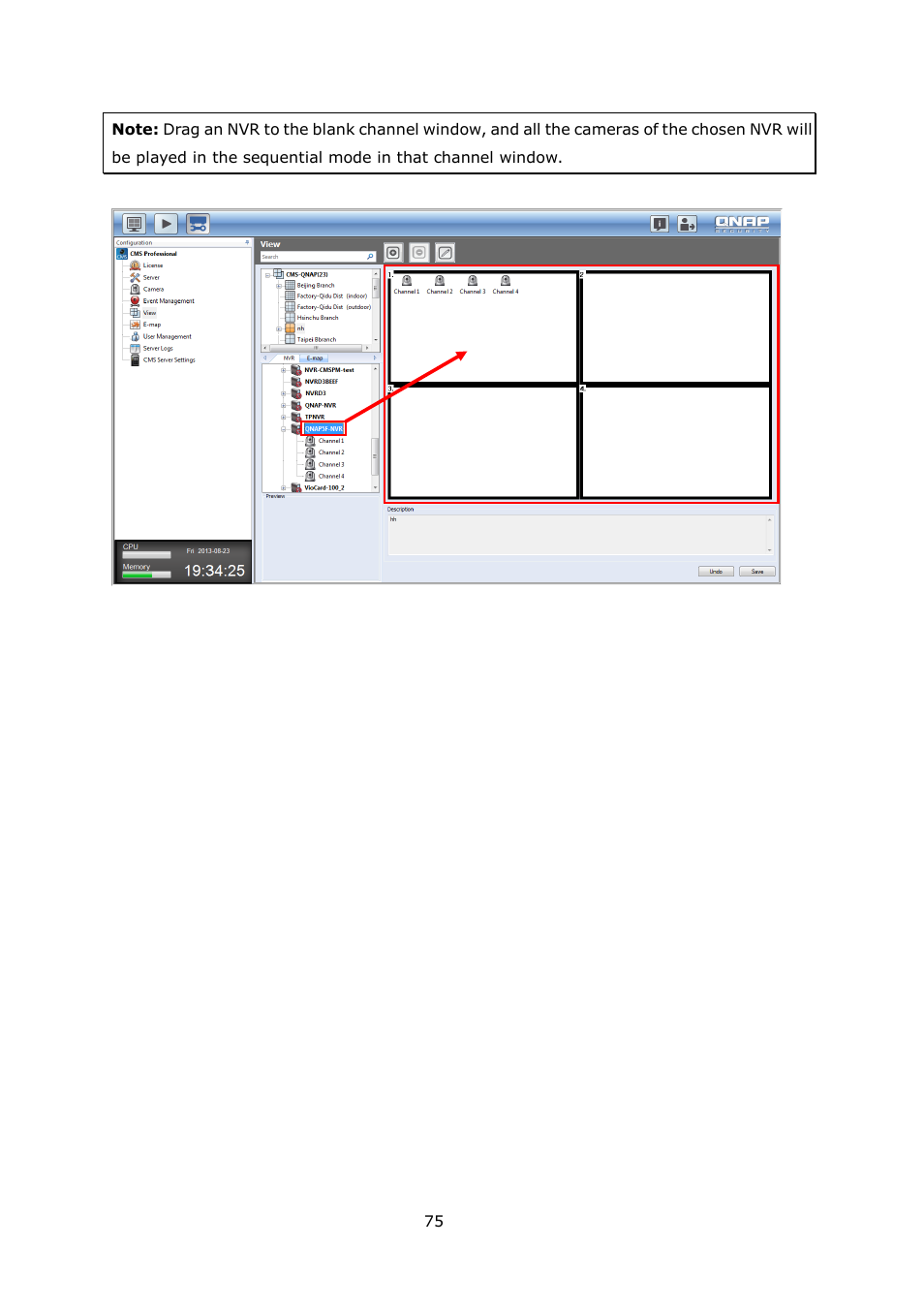QNAP Security VioStor CMS (Version: 1.0.1) User Manual | Page 75 / 204