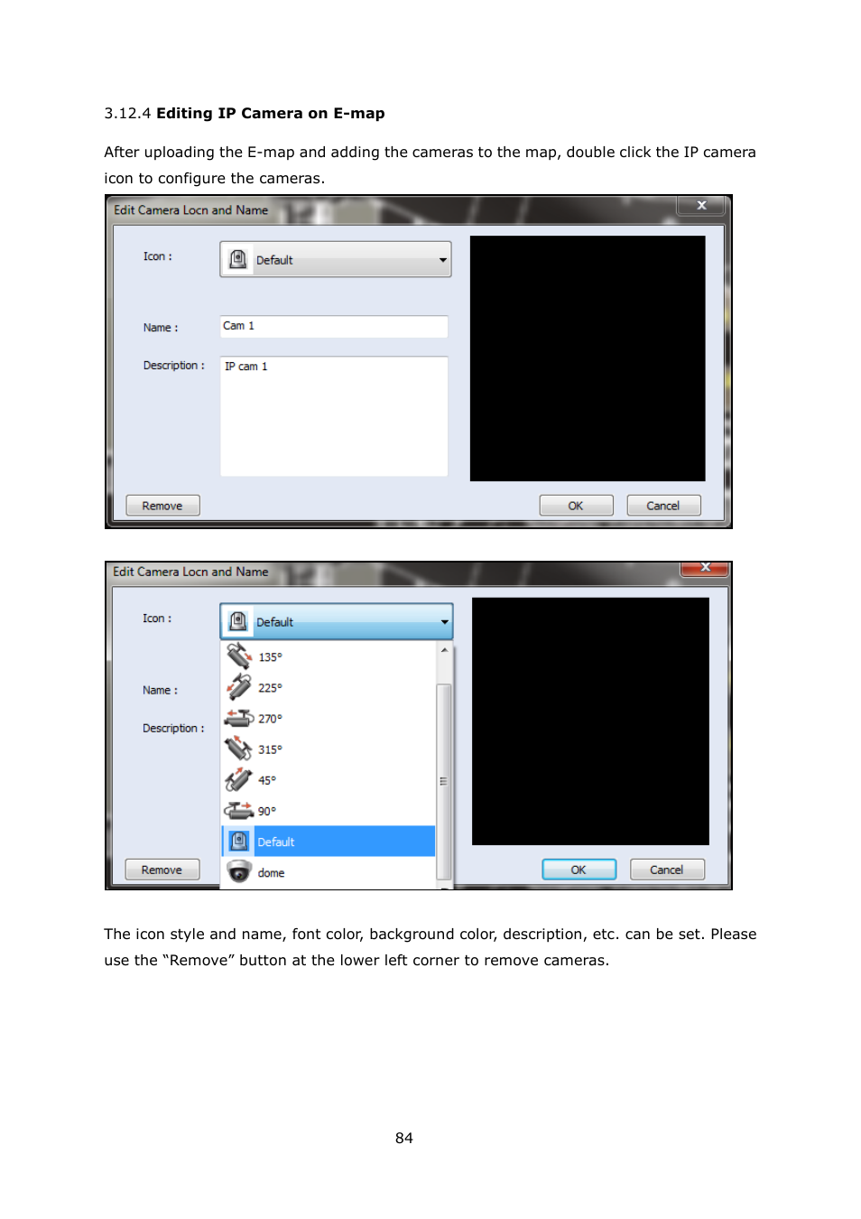 Diting, Amera on | QNAP Security VioStor CMS (Version: 1.0.1) User Manual | Page 84 / 204