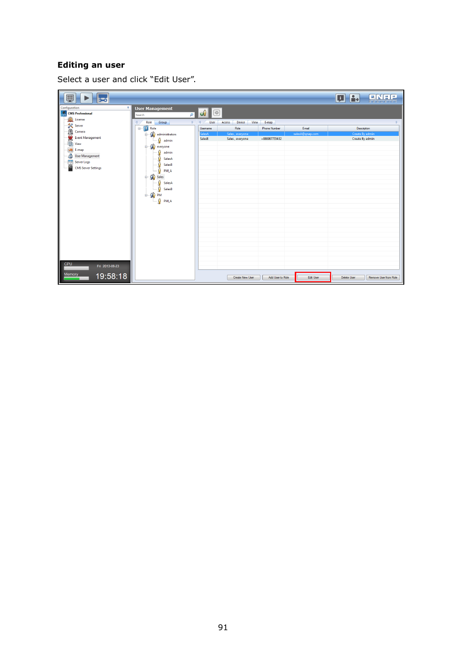 QNAP Security VioStor CMS (Version: 1.0.1) User Manual | Page 91 / 204