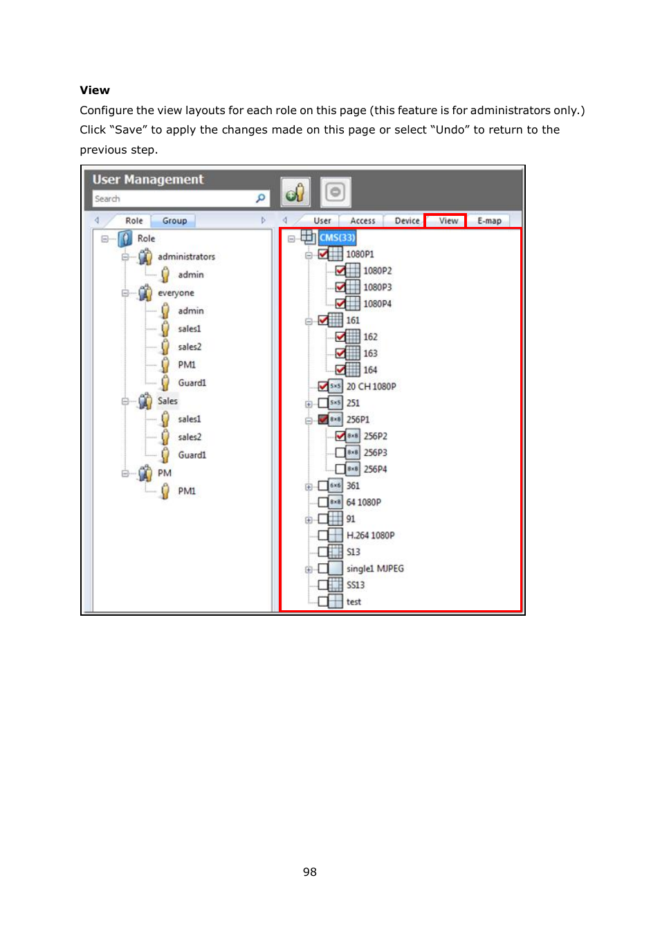 QNAP Security VioStor CMS (Version: 1.0.1) User Manual | Page 98 / 204