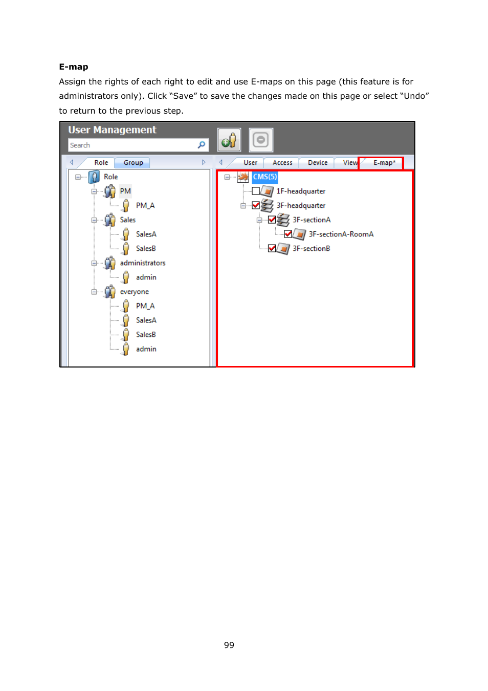 QNAP Security VioStor CMS (Version: 1.0.1) User Manual | Page 99 / 204