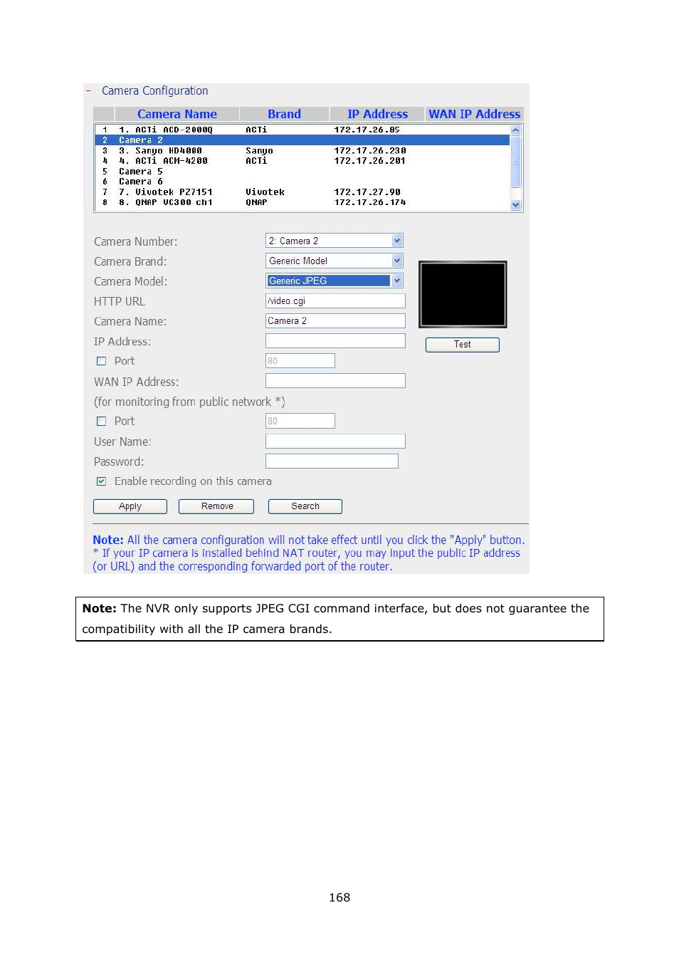 QNAP Security VioStor NVR (Version: 4.1.2) User Manual | Page 168 / 261