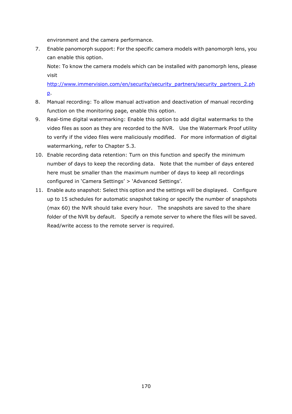 QNAP Security VioStor NVR (Version: 4.1.2) User Manual | Page 170 / 261