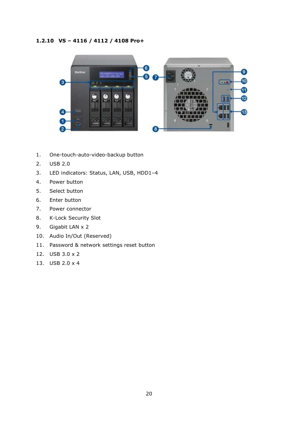 QNAP Security VioStor NVR (Version: 4.1.2) User Manual | Page 20 / 261