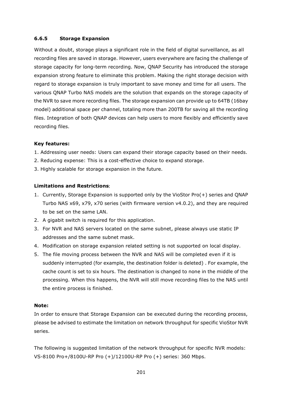 QNAP Security VioStor NVR (Version: 4.1.2) User Manual | Page 201 / 261