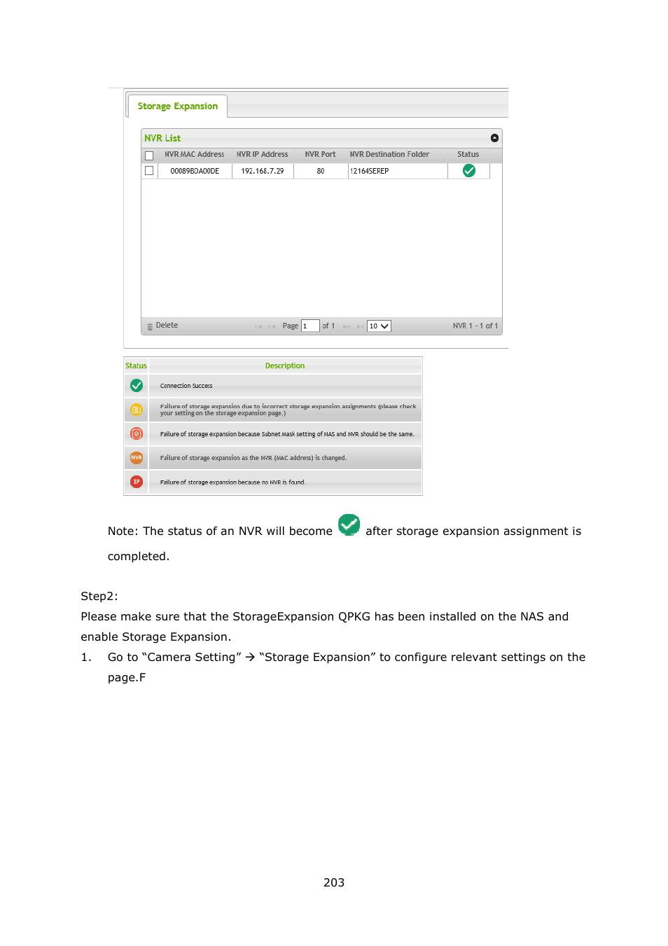 QNAP Security VioStor NVR (Version: 4.1.2) User Manual | Page 203 / 261