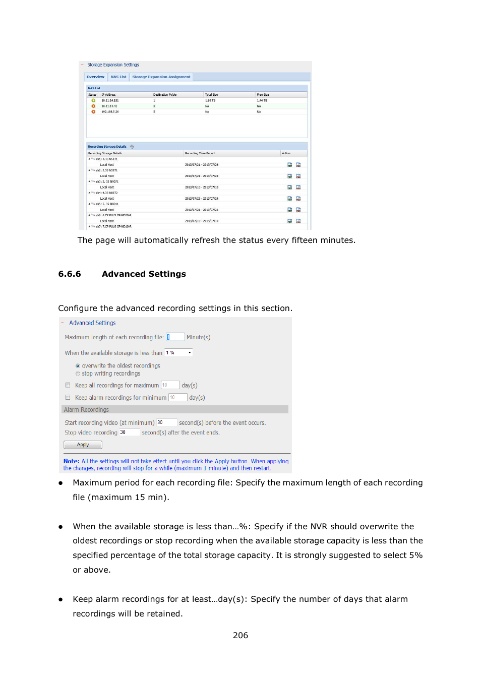 QNAP Security VioStor NVR (Version: 4.1.2) User Manual | Page 206 / 261