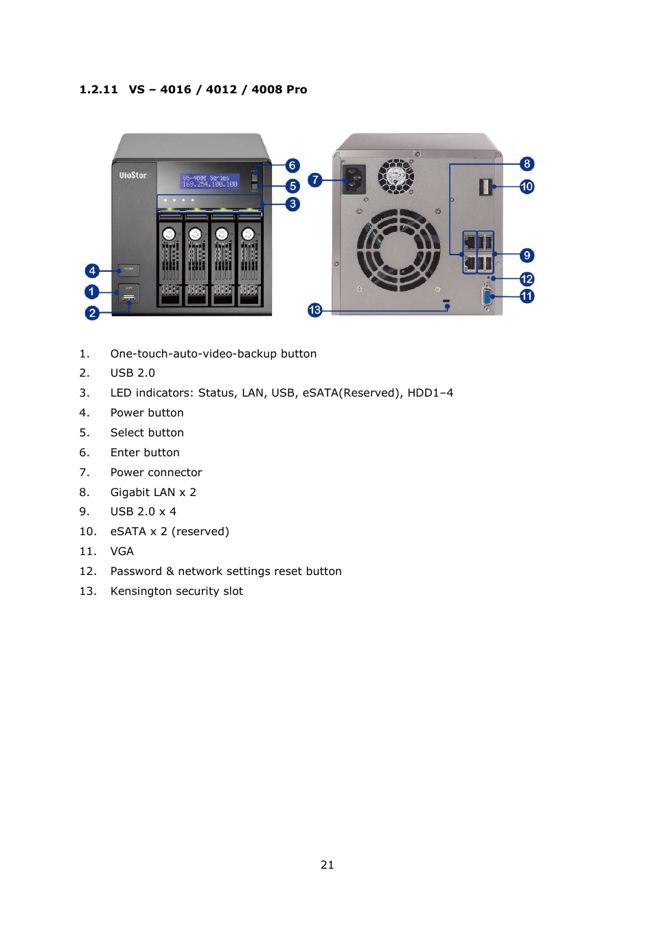 QNAP Security VioStor NVR (Version: 4.1.2) User Manual | Page 21 / 261