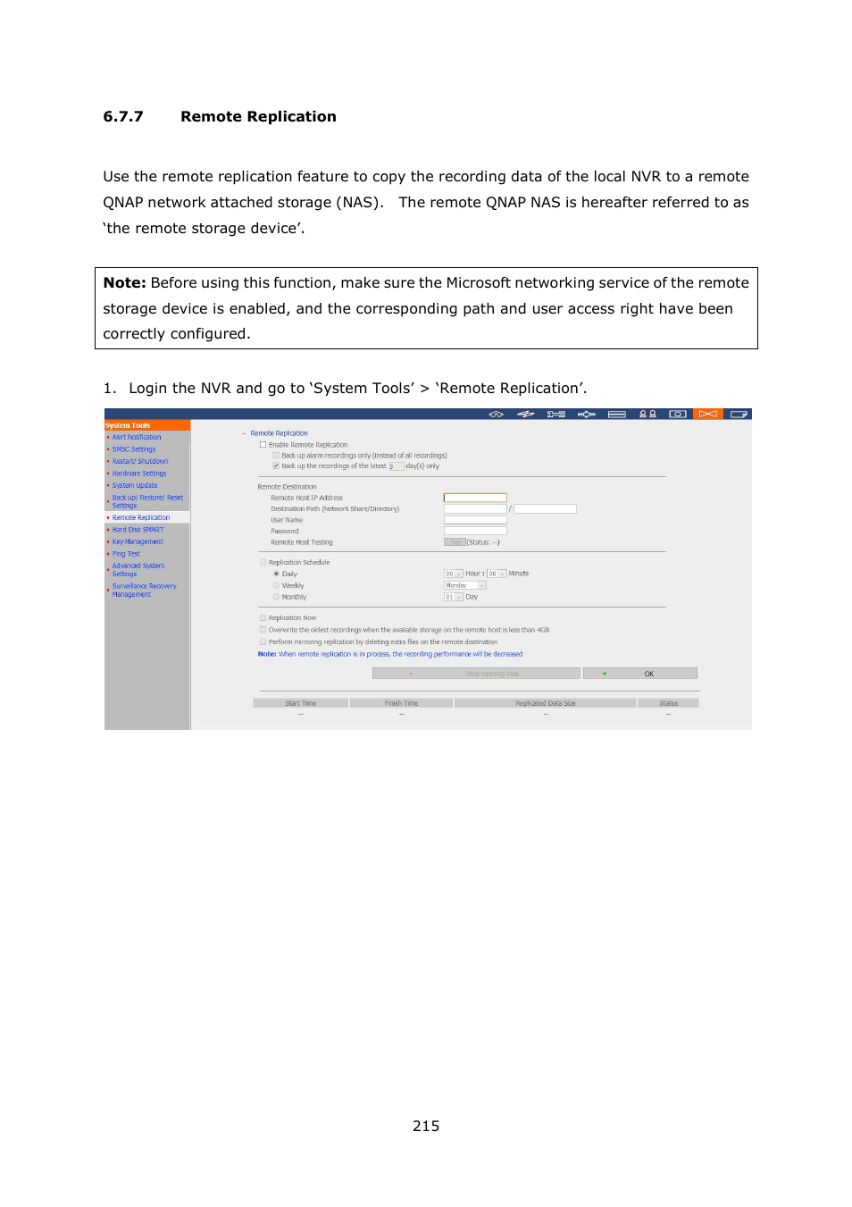 QNAP Security VioStor NVR (Version: 4.1.2) User Manual | Page 215 / 261