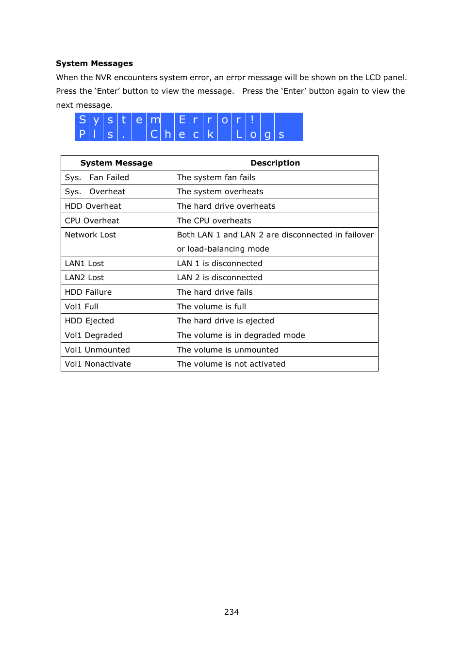 QNAP Security VioStor NVR (Version: 4.1.2) User Manual | Page 234 / 261
