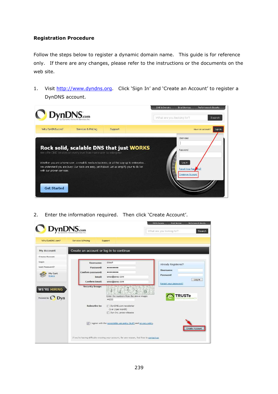 QNAP Security VioStor NVR (Version: 4.1.2) User Manual | Page 239 / 261