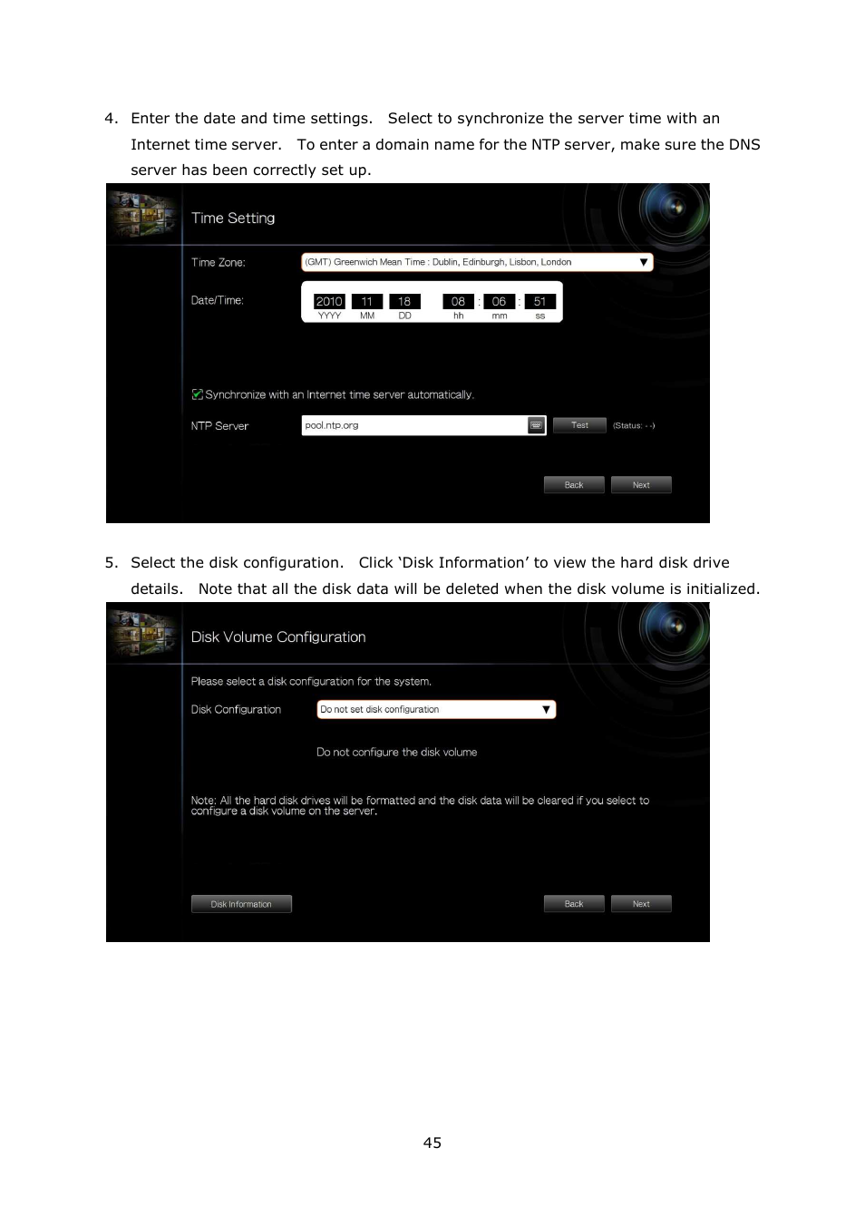 QNAP Security VioStor NVR (Version: 4.1.2) User Manual | Page 45 / 261