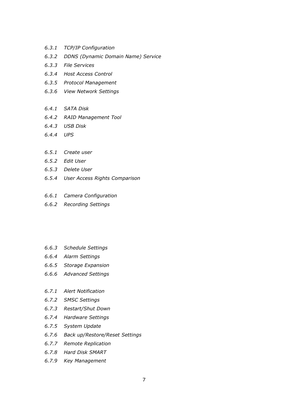 QNAP Security VioStor NVR (Version: 4.1.2) User Manual | Page 7 / 261