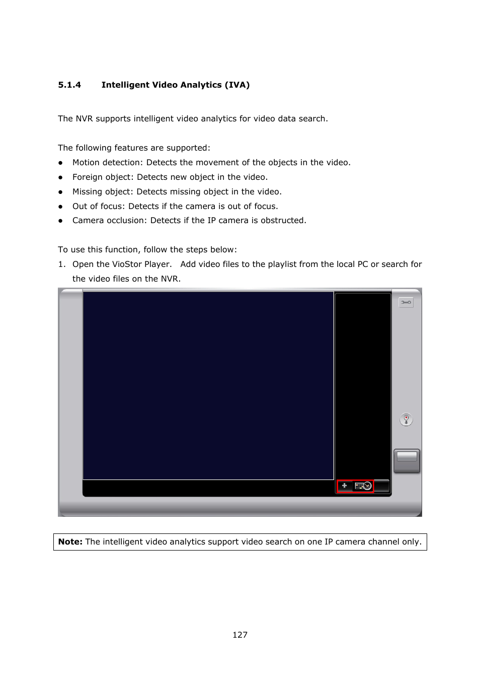 4 intelligent video analytics (iva), Intelligent video analytics (iva) | QNAP Security VioStor NVR (Version: 3.5.1) User Manual | Page 127 / 264