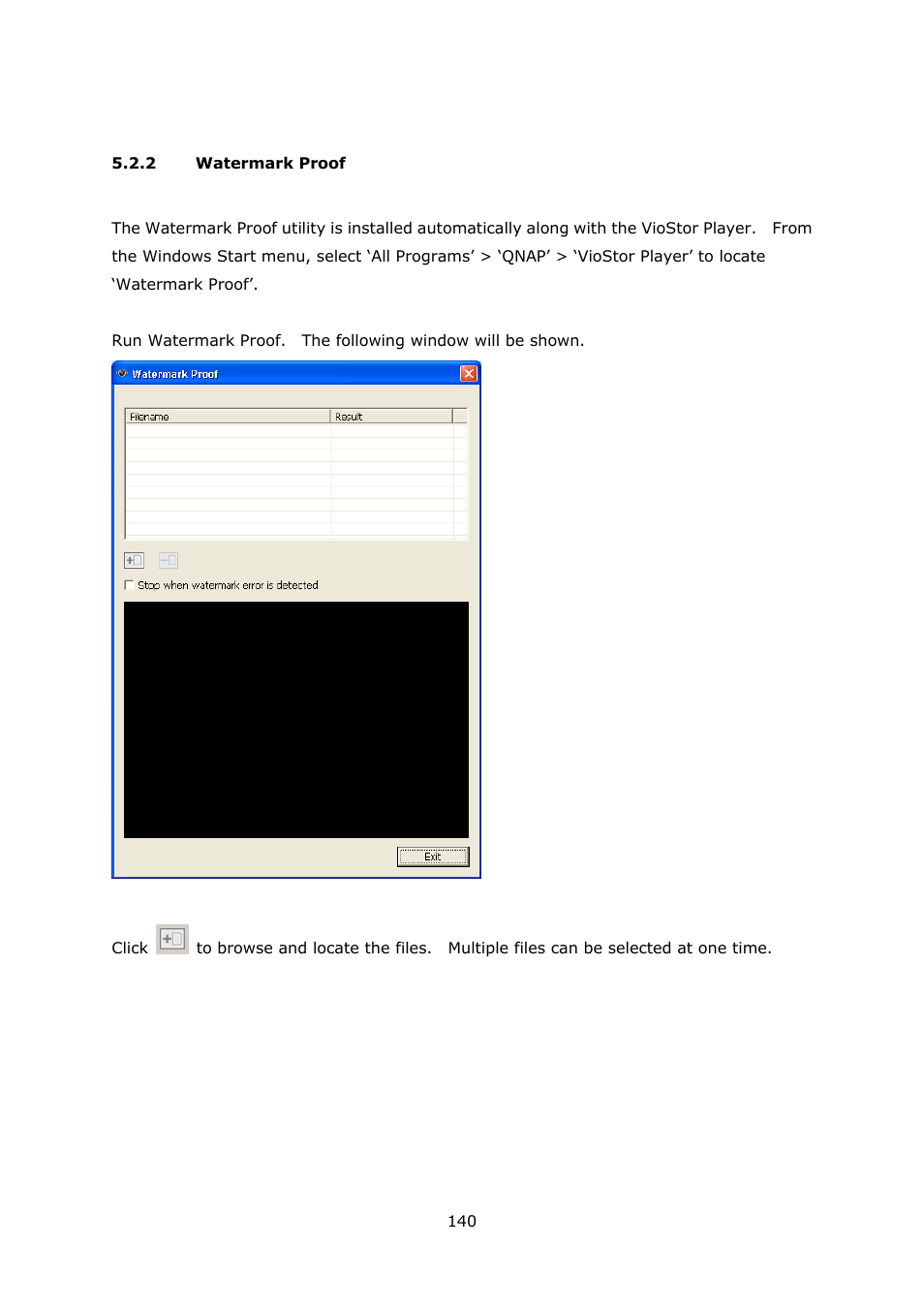 2 watermark proof, Watermark proof | QNAP Security VioStor NVR (Version: 3.5.1) User Manual | Page 140 / 264