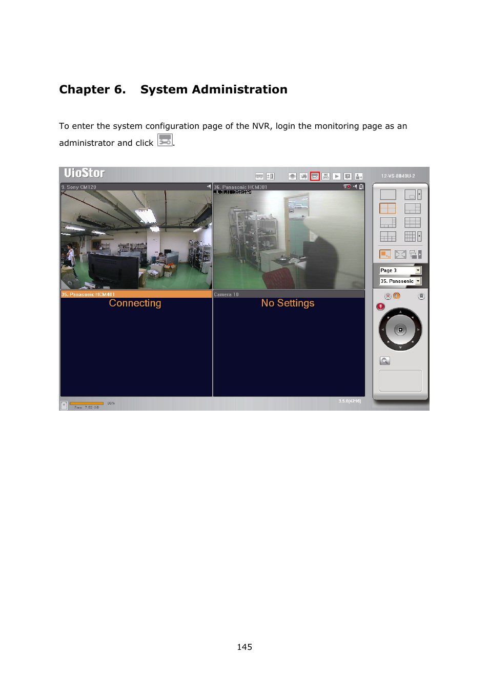 Chapter 6. system administration, Chapter 6, System administration | QNAP Security VioStor NVR (Version: 3.5.1) User Manual | Page 145 / 264