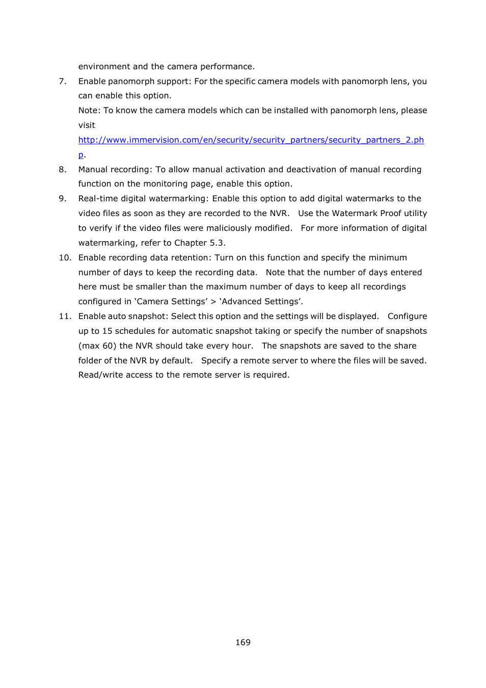 QNAP Security VioStor NVR (Version: 4.1.1) User Manual | Page 169 / 260