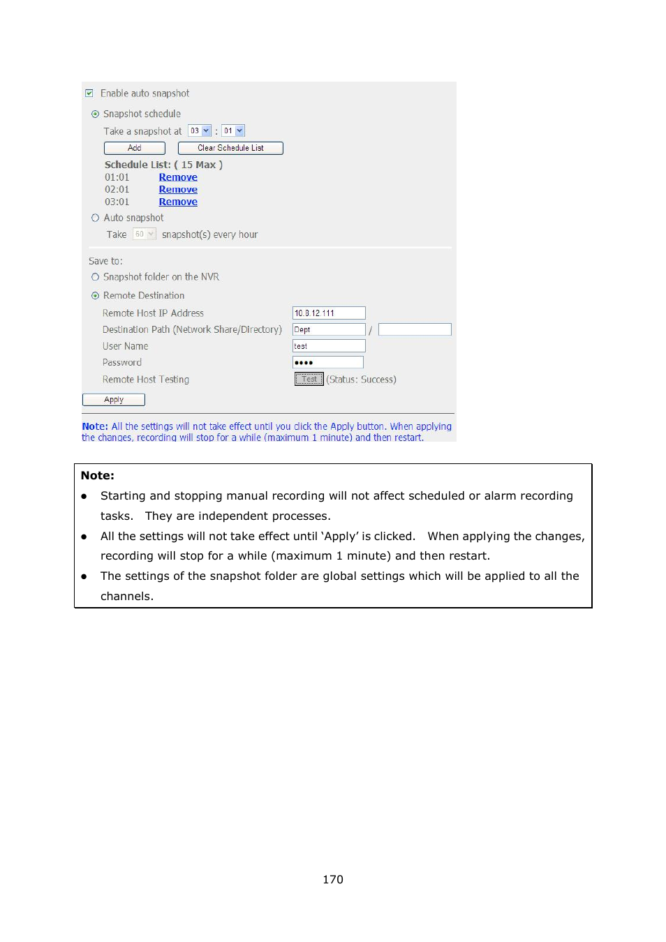 QNAP Security VioStor NVR (Version: 4.1.1) User Manual | Page 170 / 260