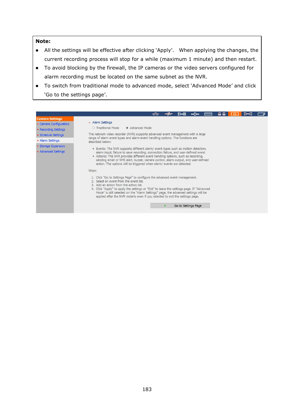 QNAP Security VioStor NVR (Version: 4.1.1) User Manual | Page 183 / 260