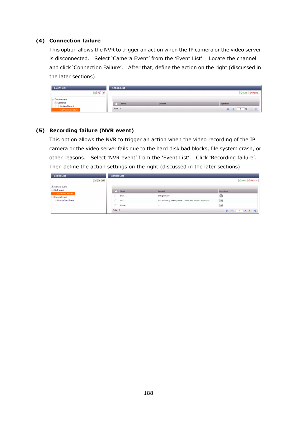 QNAP Security VioStor NVR (Version: 4.1.1) User Manual | Page 188 / 260