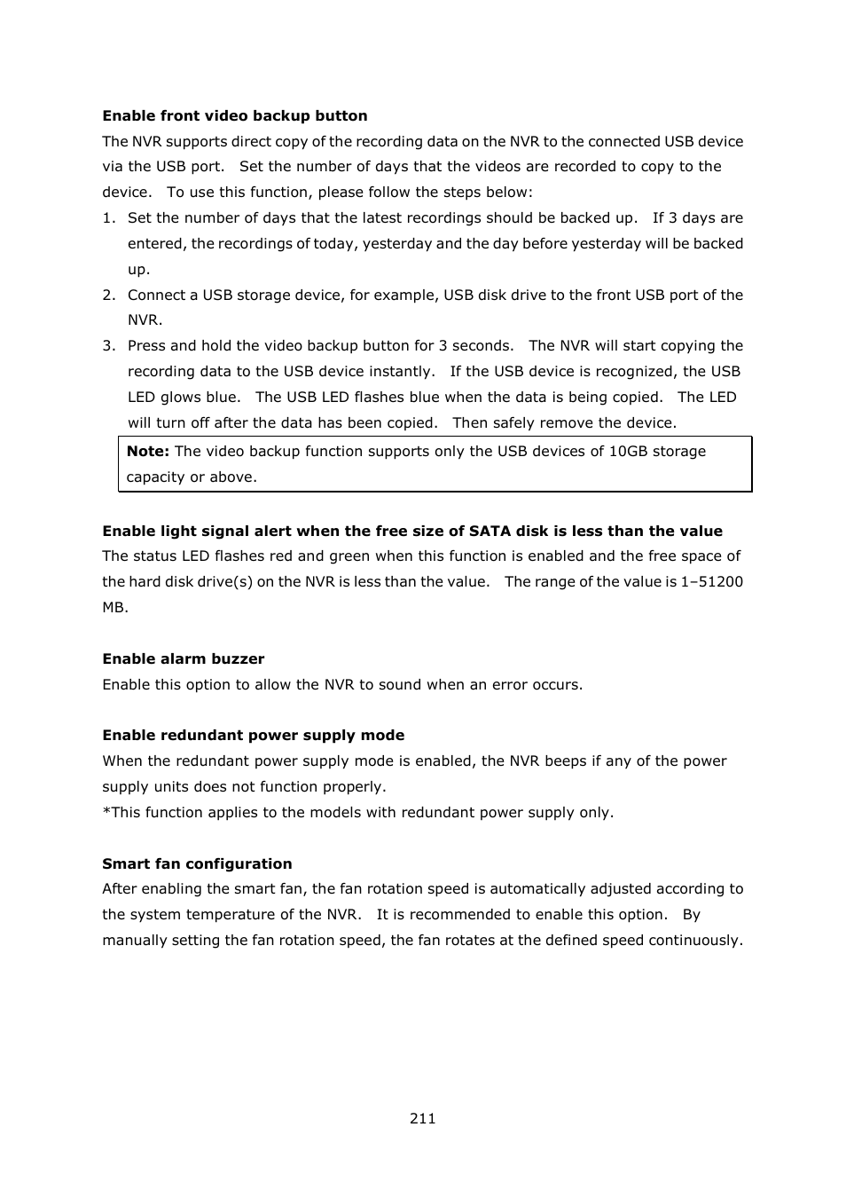 QNAP Security VioStor NVR (Version: 4.1.1) User Manual | Page 211 / 260