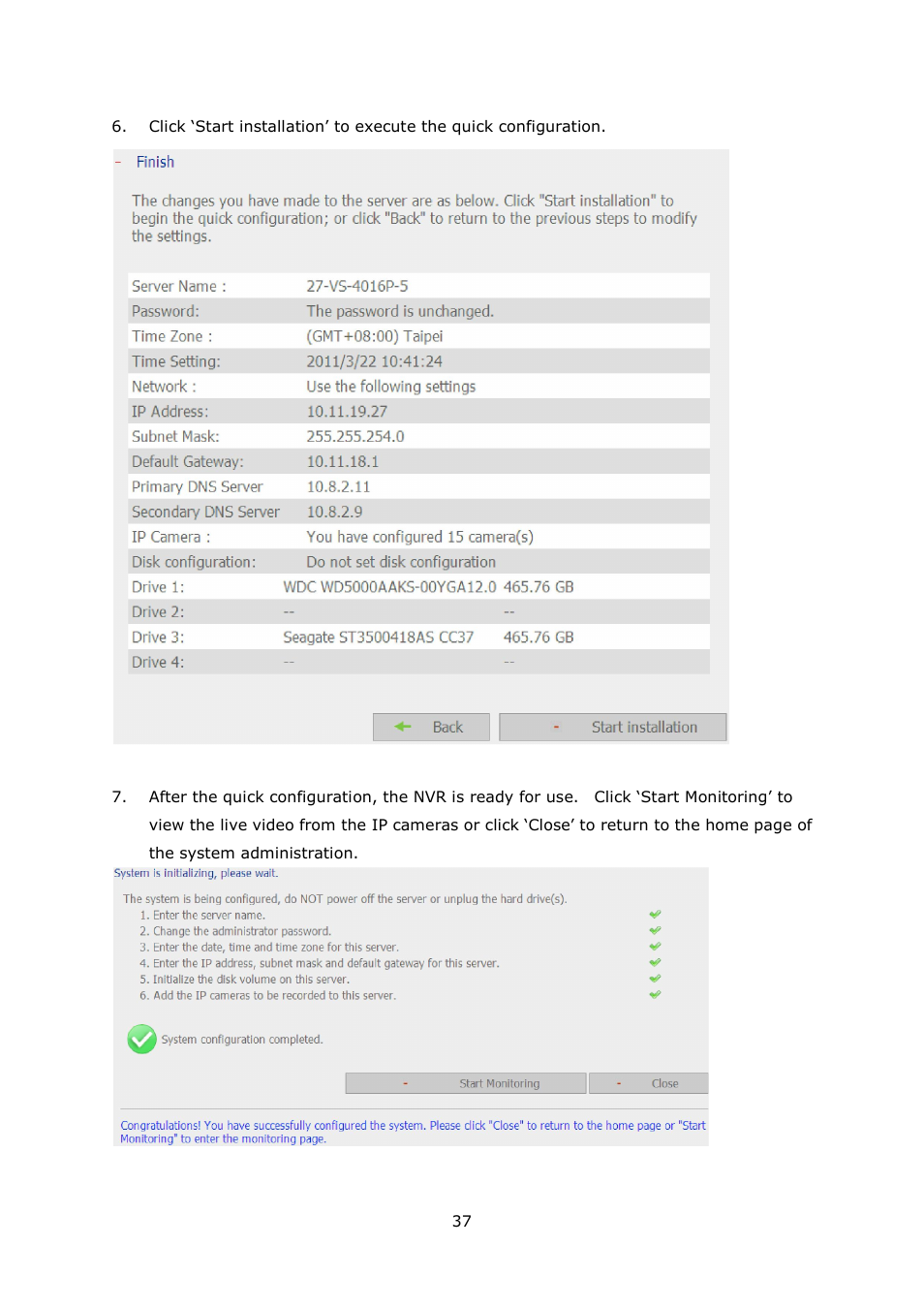 QNAP Security VioStor NVR (Version: 4.1.1) User Manual | Page 37 / 260