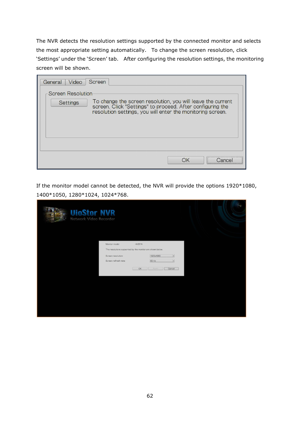 QNAP Security VioStor NVR (Version: 4.1.1) User Manual | Page 62 / 260